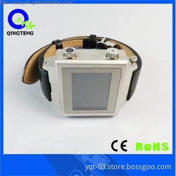 cell phone in wrist watch   with pure stainless steel body